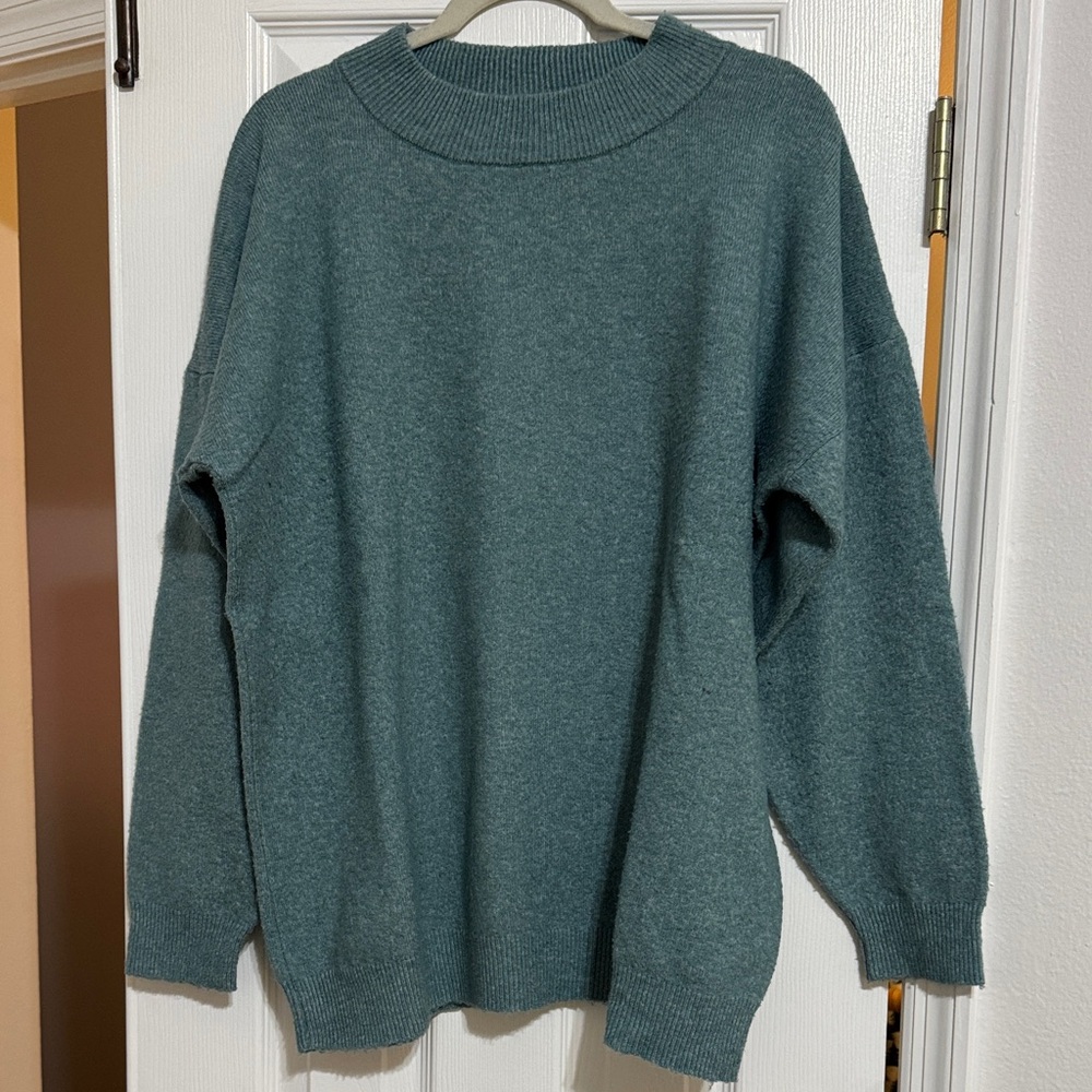 a new day Women’s Teal Crewneck Sweater
